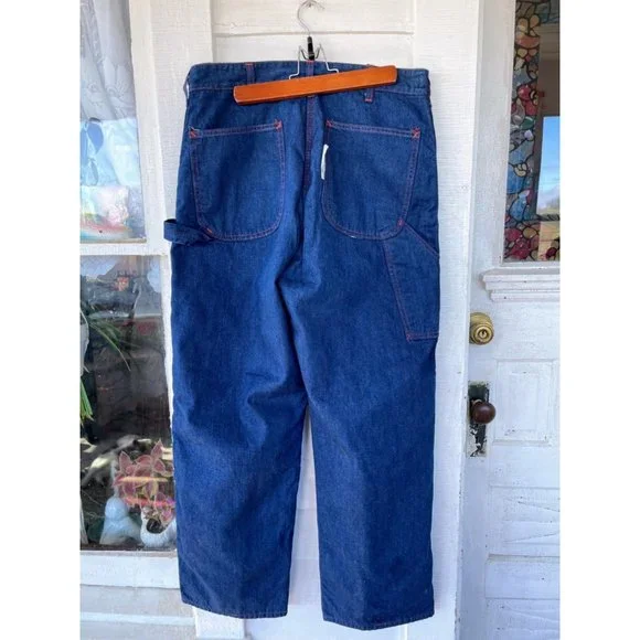 Vintage Montgomery Wards Mens Insulated Jeans 1960s 33/29